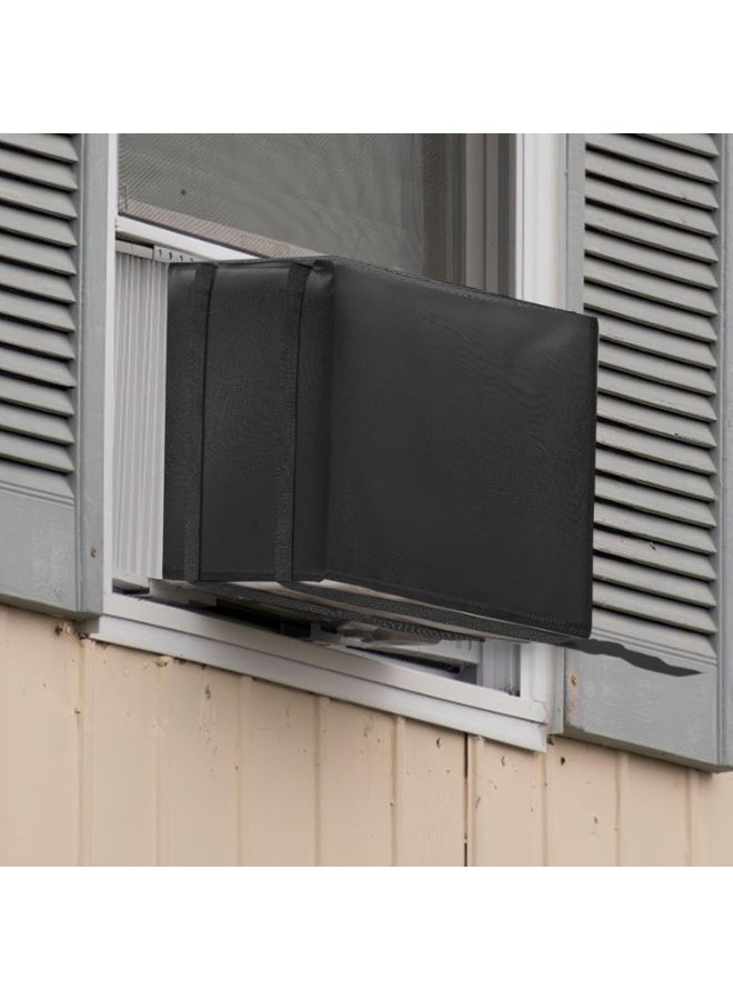 غطاء مكيف هواء مقاوم للماء والغبار، لحماية وحدة التكييف الخارجية بقدرة 1.5 حصان، تصميم عملي شديد التحمل يناسب جميع الأحجام - Image 1